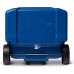 Koelbox: Igloo Latitude 60 Roller - Grote koelbox op wielen - 56 Liter - Blauw